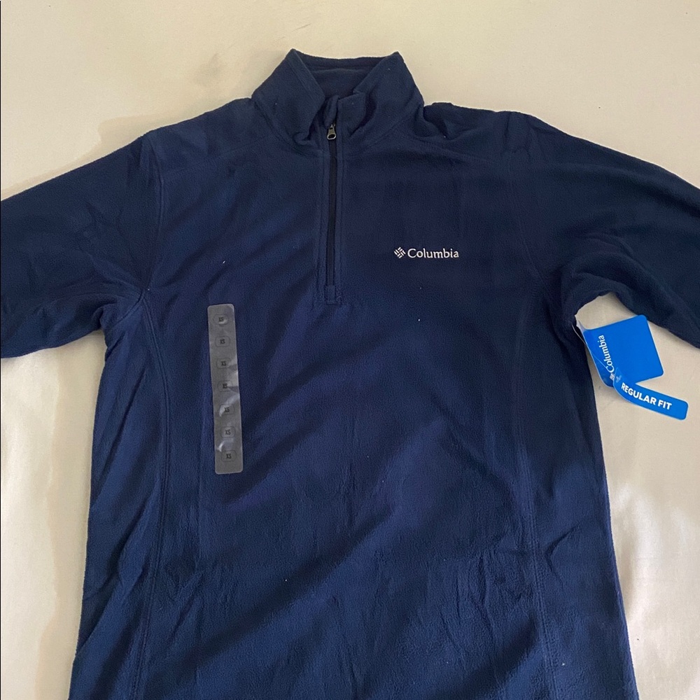 Columbia Navy Blue Men's Half-Zip Fleece